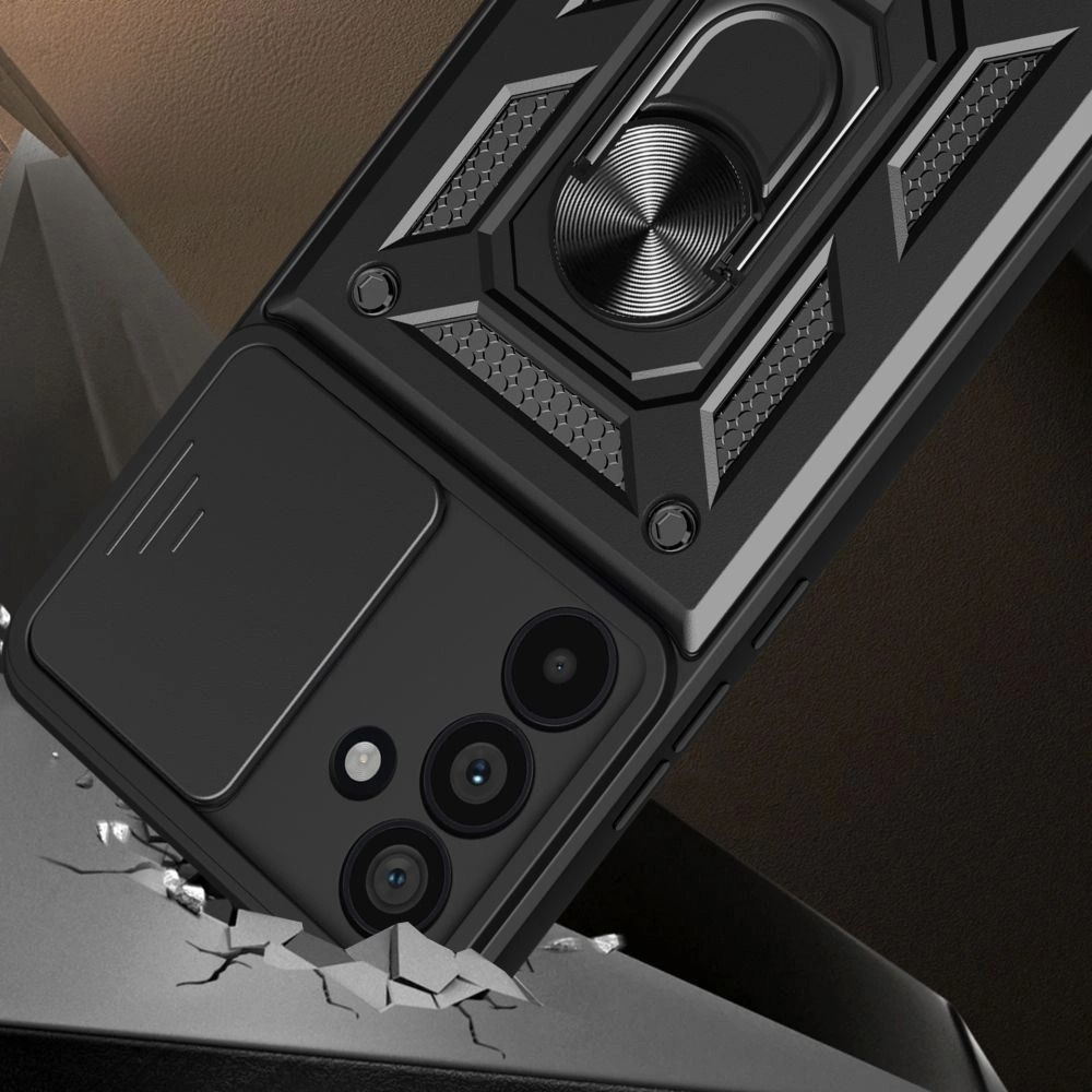 Tech-Protect Camshield Pro to eleganckie etui w kolorze czarnym do Samsung Galaxy A57 5G